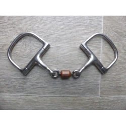 D-rings bid m/kobberrulle, 12,5 cm