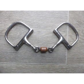 D-rings bid m/kobberrulle, 12,5 cm