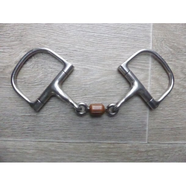 D-rings bid m/kobberrulle, 12,5 cm