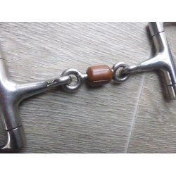 D-rings bid m/kobberrulle, 12,5 cm