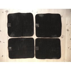 Bandageunderlag m/velcro, 4 stk