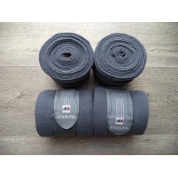 Equiline fleecebandager m/ekstra lngde, 4 stk