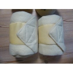 Fleecebandager m/broderi, 4 stk