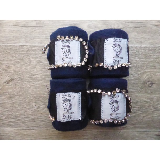 Fleecebandager m/bling, str pony