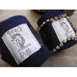 Fleecebandager m/bling, str pony