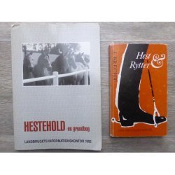 2 b�ger: Hestehold + Hest og Rytter
