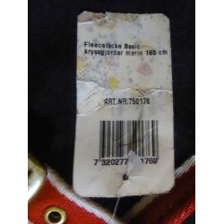 Hansbo Fleecedkken, str 165, NYT