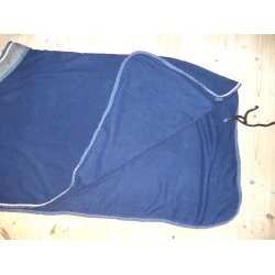 Fleecedkken m/pude, str 135