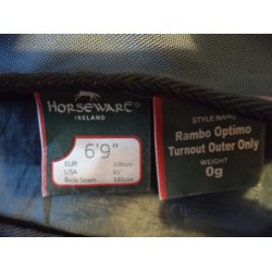 HW Rambo Optimo Turnout d�kken, 0 gr, str 155/6,9