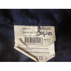 Bucas Smartex Rain d�kken, str 135/6,0