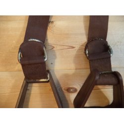 Western stigb�jler m/oph�ng, brun, str b�rn