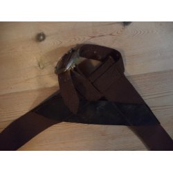 Western stigb�jler m/oph�ng, brun, str b�rn