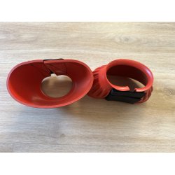 Gummiklokker r�de, str. XS
