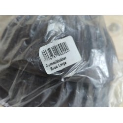 Gummiklokker m/velcro, str L, NYE