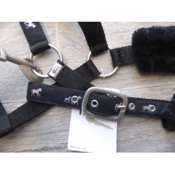 Horze grime m/plys, str Cob, NY