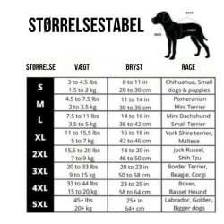 Hundedkken m/sele, str L/28 cm