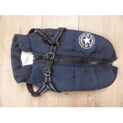 Hundedkken m/sele, str L/28 cm