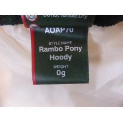 HW Rambo Pony Hoody eksemd�kken, str 125/5,9