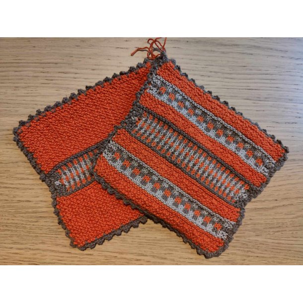 Grydelapper Orange/gr