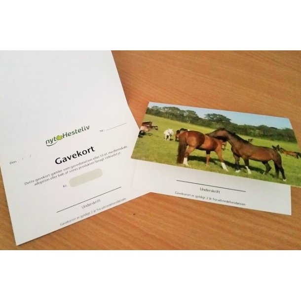 Gavekort - Medlem 1 person