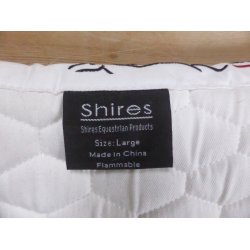 Shires underlag m/fake lam, str Full