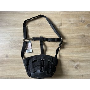 Mundkurv, sort, str. cob/full
