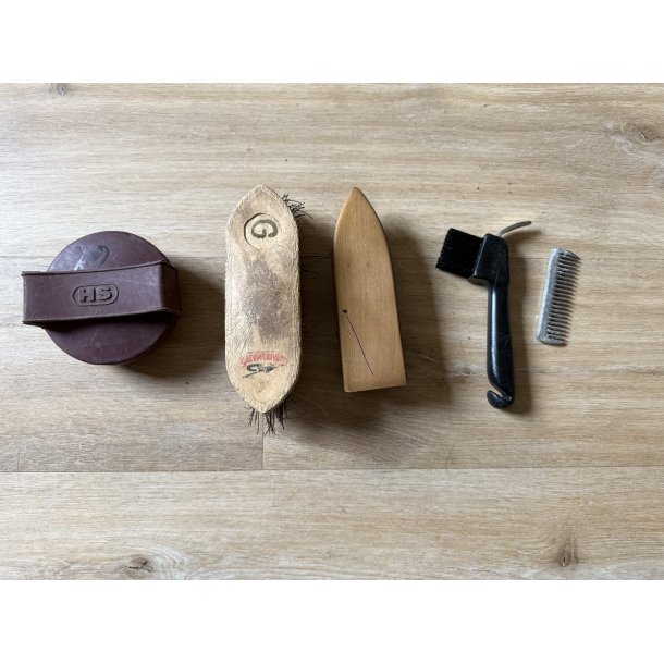 Strigles�t, brunt, 5 dele