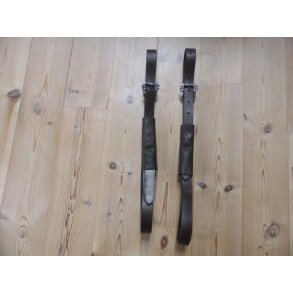 Portugisiske stigremme, brune, 145 cm