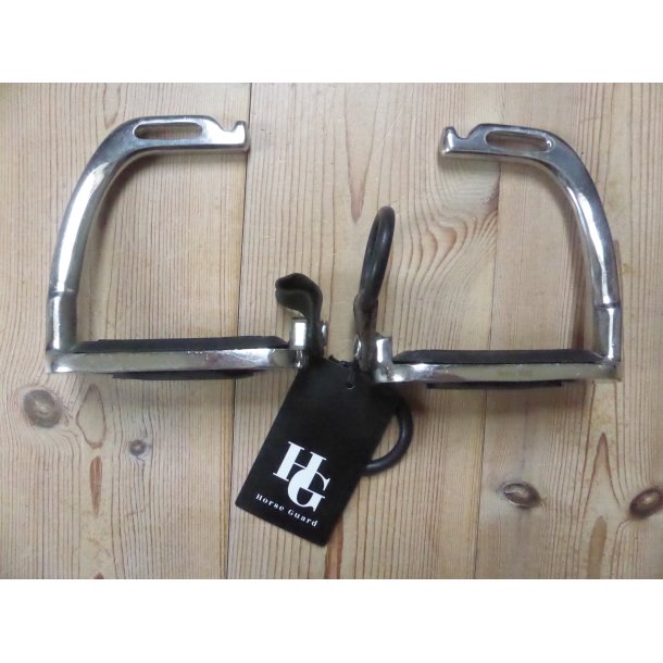 HG Royal Steel sikkerhedsstigbjler, Str 9,5 cm/barn