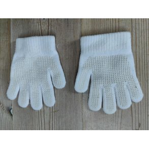 Handsker m/gummidubber, str barn