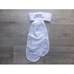 HKM plastron med krystaller, str M