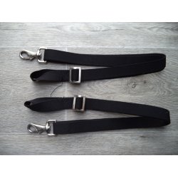 Bagbensstropper i elastik, 2 stk