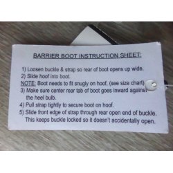 Davis barrier boot, str. 2,1 stk, NY