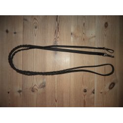 Flet ldertjler m/karabinhager, str pony