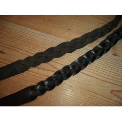 Flet ldertjler m/karabinhager, str pony