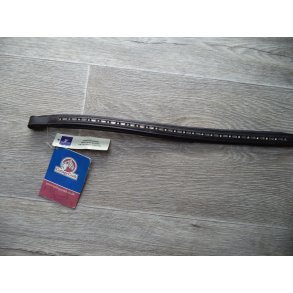 Cottage Craft pandebnd m/Swarovski sten, sort, str Full, NYT