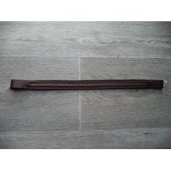 Pandebnd m/glimmer, brun, str Full