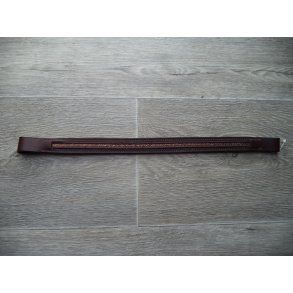 Pandebnd m/glimmer, brun, str Full