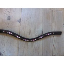 Pandebnd m/farvede perler, str Cob