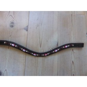 Pandebnd m/farvede perler, str Cob