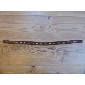 Pandeb�nd m/krystaller, brun, str Full