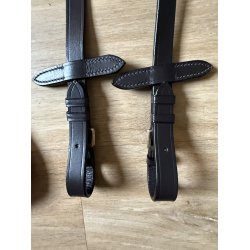 V�vet rib t�jler, brun, str. Full