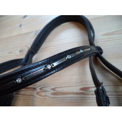 Semi rundsyet trense, sort, str Full