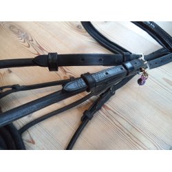 Semi rundsyet trense, sort, str Full