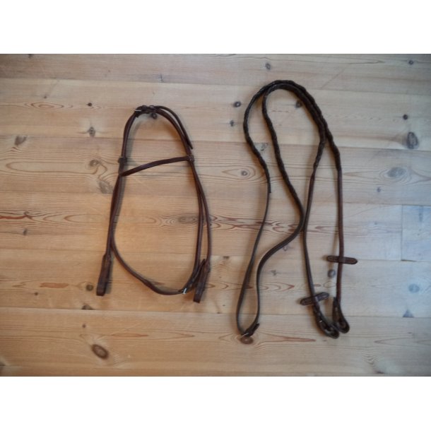 Rundsyet trense m/t�jler, brun, str Cob