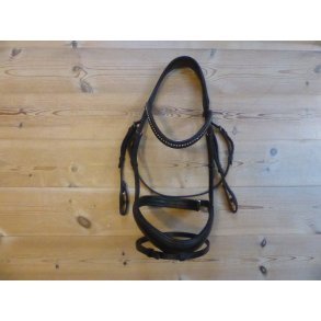 Passier trense, sort, str Full