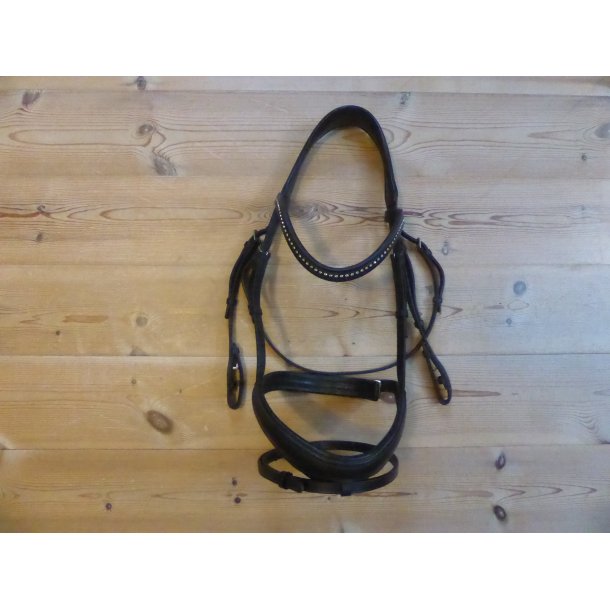 Passier trense, sort, str Full