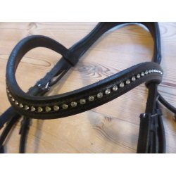 Passier trense, sort, str Full