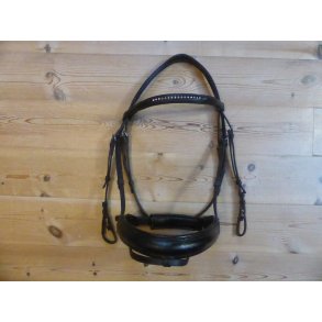 Trense m/kombi n�seb�nd, sort, str Full