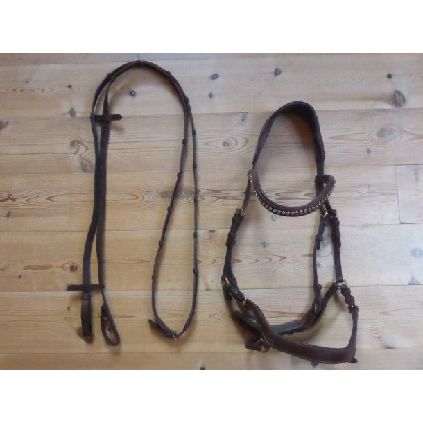 Fairfield trense m/t�jler, brun, str Full